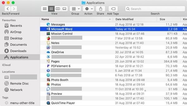Macbook Remove Old Microsoft Office Mac